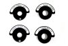 Corvette C2 1965-1967 Dash Bezel Set Non AC (4 Pcs)